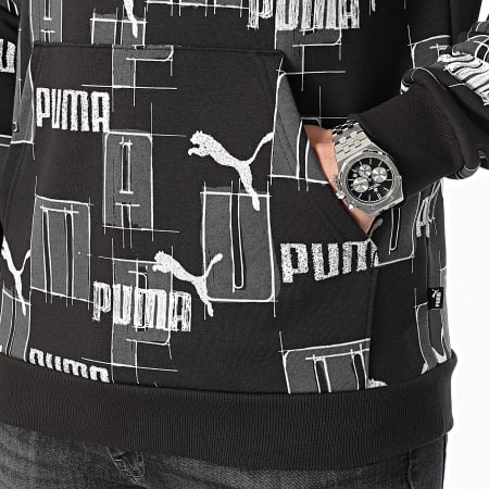 Puma - Sudadera con capucha Essential Logo Lab 678983 Negro