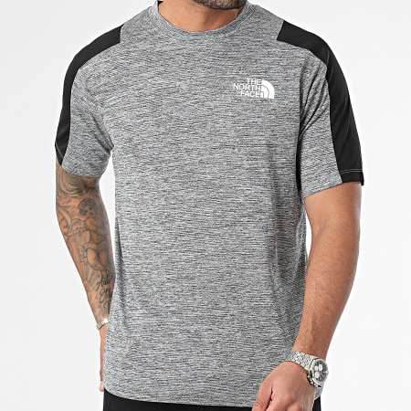 The North Face - Tee Shirt Col Rond A823V Gris Chiné
