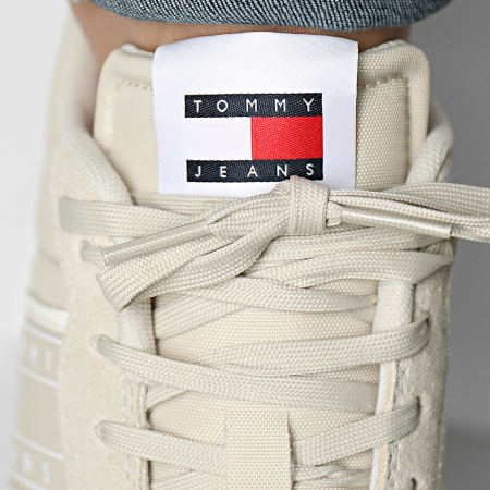 Tommy Jeans - Sneakers Runner Casual Essential 1351 Bleached Stone