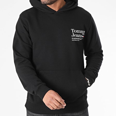 Tommy Jeans - Felpa con cappuccio Modern Tommy 8860 Nero
