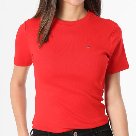 Tommy Hilfiger - Tee Shirt Femme Cody 0587 Rouge