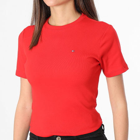 Tommy Hilfiger - Tee Shirt Femme Cody 0587 Rouge