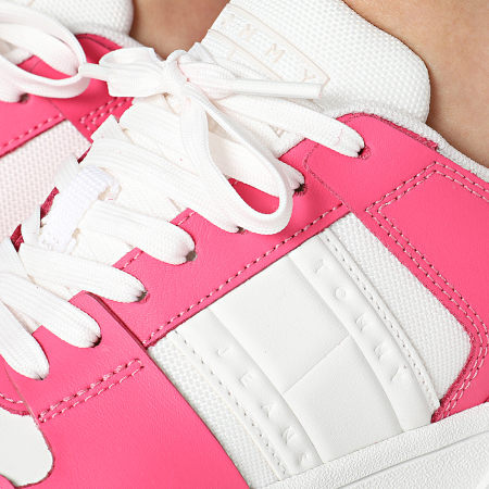 Tommy Jeans - Sneakers da donna Skate Mat Mix 2501 Pink Alert