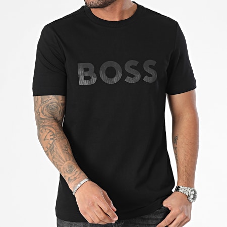 BOSS - T-shirt girocollo 50506363 Nero