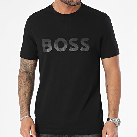 BOSS - T-shirt girocollo 50506363 Nero