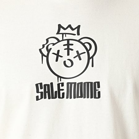 Sale Môme Paris - Tee Shirt Manches Longues Nounours King Beige Noir
