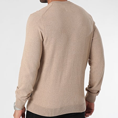 Only And Sons - Pull Col Rond Life Marron