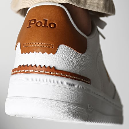 Polo Ralph Lauren - Baskets Masters White Tan