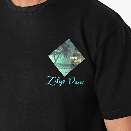 Zelys Paris - Camiseta cuello redondo negra