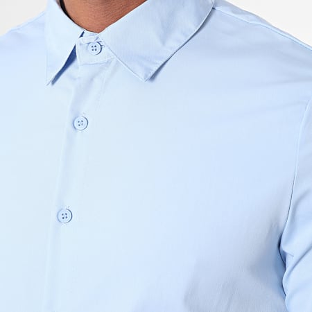 Zelys Paris - Camisa azul claro de manga larga