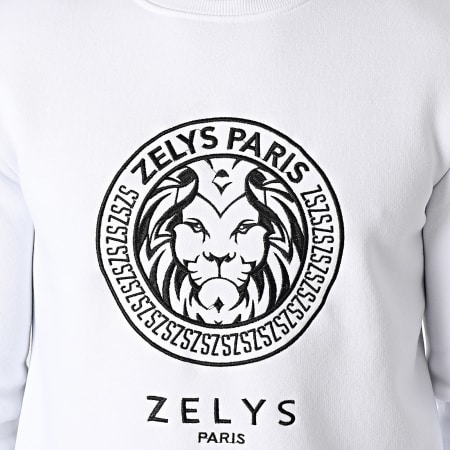Zelys Paris - Felpa girocollo Bianco