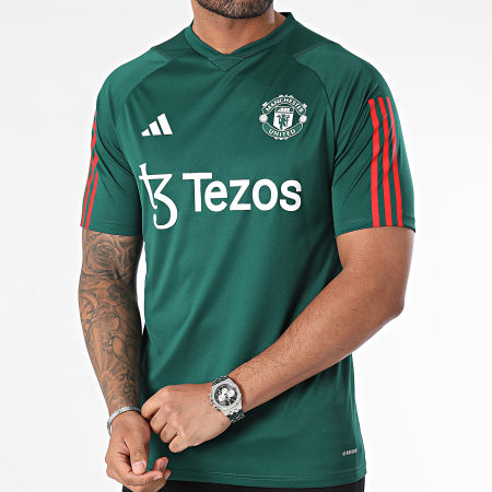 Adidas Sportswear - Maglia da calcio del Manchester United IQ1527 Verde scuro