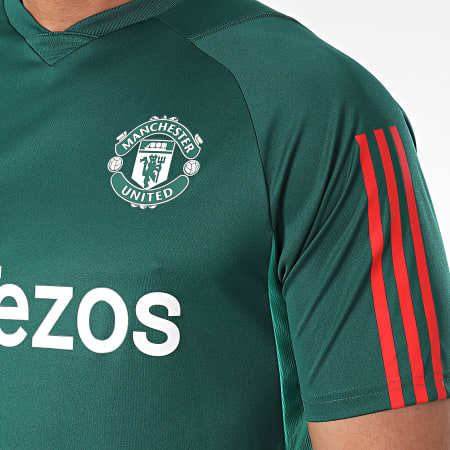 Adidas Performance - Camiseta de fútbol del Manchester United IQ1527 Verde oscuro