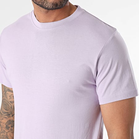 Black Industry - Tee Shirt Col Rond Violet