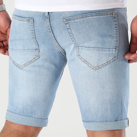 LBO - Pantalones cortos vaqueros 0267 Denim azul