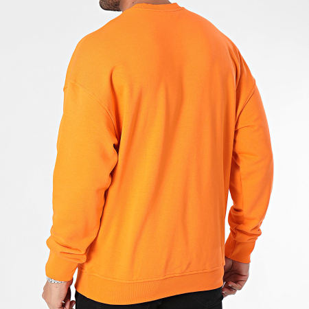 2Y Premium - Felpa girocollo arancione