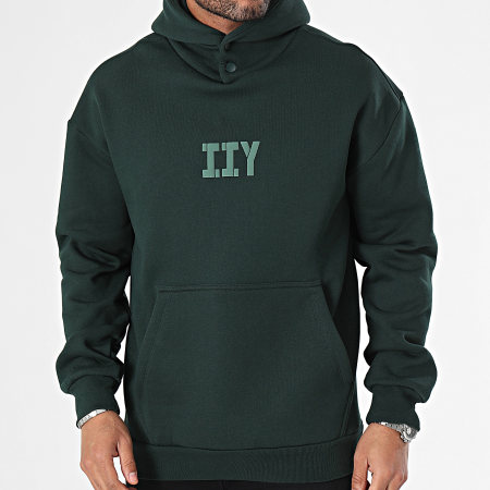 2Y Premium - Sudadera con capucha verde oscuro