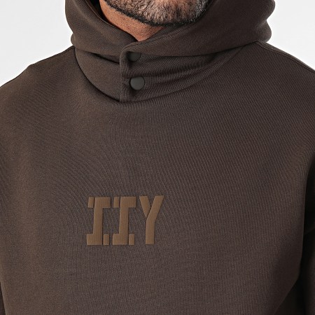 2Y Premium - Sudadera con capucha marrón