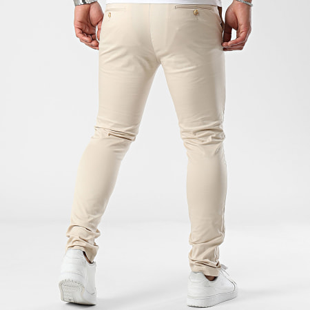 Mackten - Pantalones chinos beige