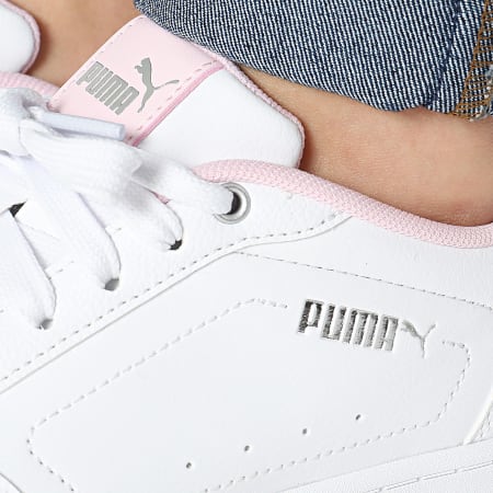 Puma - Sneakers donna Court Classy 395021 Puma White Pink Puma Silver