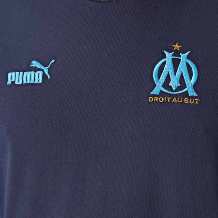 Puma - OM Camiseta Cuello Redondo 774068 Azul Marino