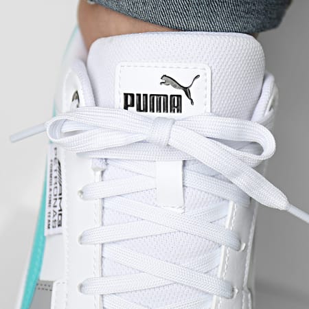 Puma - MAPF1 Caven 2.0 Sneakers Puma Bianco Sheen Verde Squadra Argento