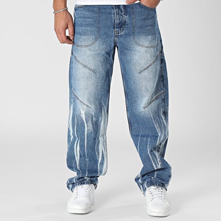 2Y Premium - Jeans relaxed fit in denim blu