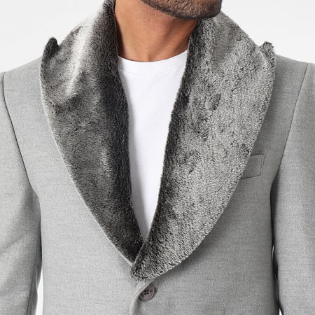 Armita - Cappotto grigio erica