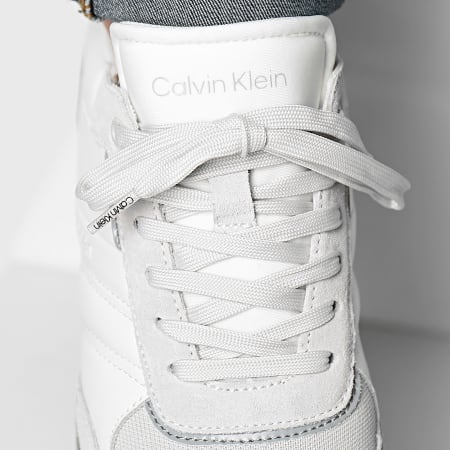 Calvin Klein - Baskets Lace Up Mix 1280 White Mix