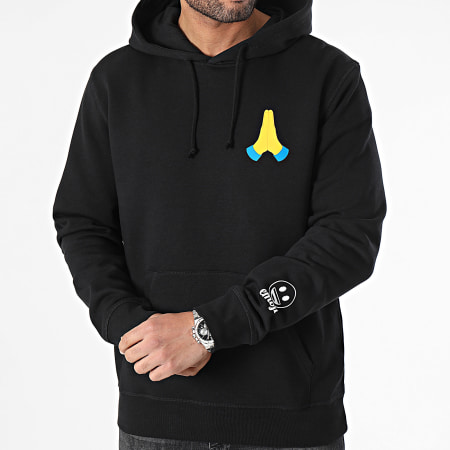 Emoji - Sudadera con capucha Pray Negra - Ryses