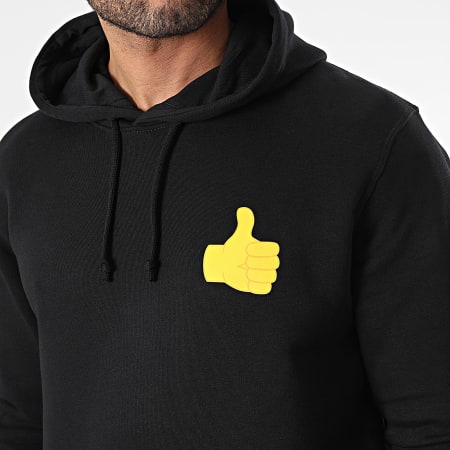 Emoji - Sudadera con capucha Pray Negra - Ryses