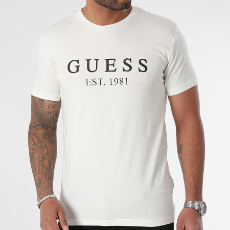 Guess - Tee Shirt U4RI22-K6YW0 Salt Blanc