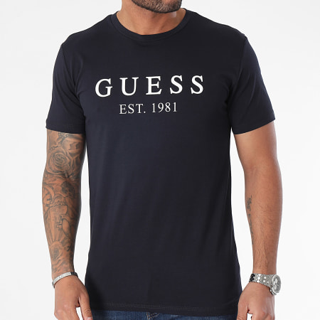 Guess - Camiseta U4RI22-K6YW0 Azul marino