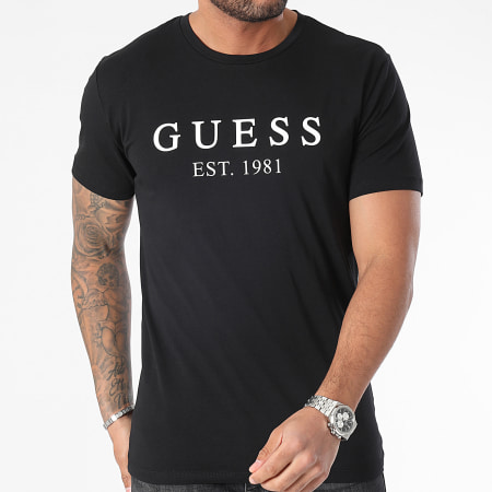 Guess - Camiseta U4RI22-K6YW0 Negro