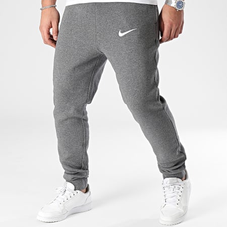Nike - Pantalon Jogging Classic Logo Gris Chiné 