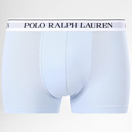 Polo Ralph Lauren - Lot De 3 Boxers Bleu Marine Bleu Clair Rose