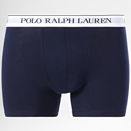 Polo Ralph Lauren - Lot De 3 Boxers Vert Clair Lila Bleu Marine