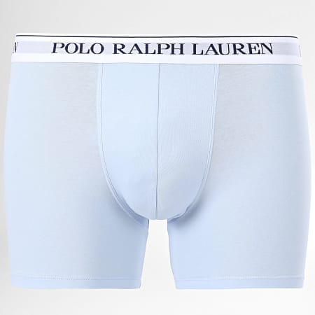 Polo Ralph Lauren - Set di 3 boxer blu chiaro Lila Navy