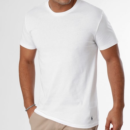 Polo Ralph Lauren - Set di 3 magliette Original Player Bianco Navy Carboncino screziato