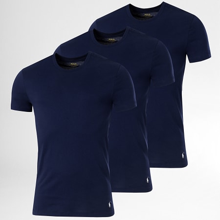Polo Ralph Lauren - Set di 3 magliette Original Player blu navy