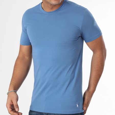 Polo Ralph Lauren - Lot De 3 Tee Shirts Original Player Bleu Marine Vert Clair Bleu