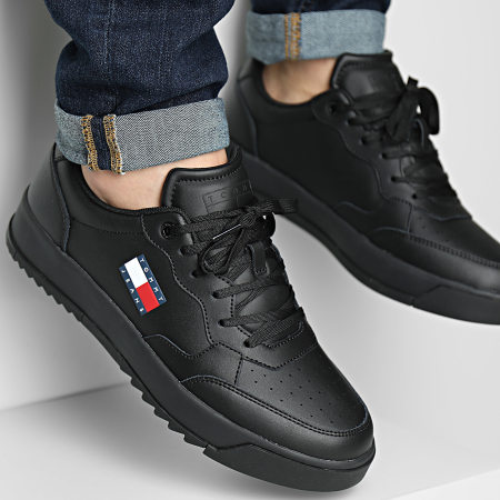 Tommy Jeans - Baskets Restro Essential 1397 Black