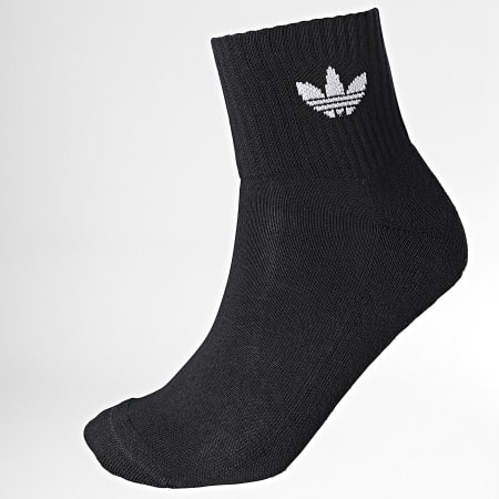 Adidas Originals - Lote de 6 pares de calcetines IJ5626 Negro