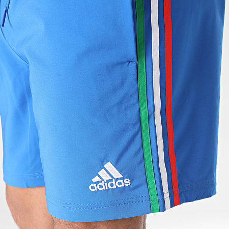 Adidas Sportswear - Short Jogging A Bandes FIGC IR9911 Bleu Roi
