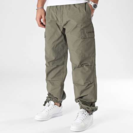 Calvin Klein - 4692 Pantaloni cargo verde cachi