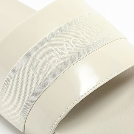 Calvin Klein - Claquettes Scivolo da piscina Web 1359 Beige