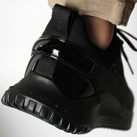 Calvin Klein - Eva Run Slipon Lace Mix In Lum YM0YM00870 Triple Black Sneakers