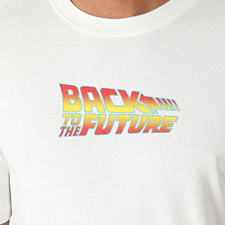 Jack And Jones - Camiseta Back To The Future Blanca