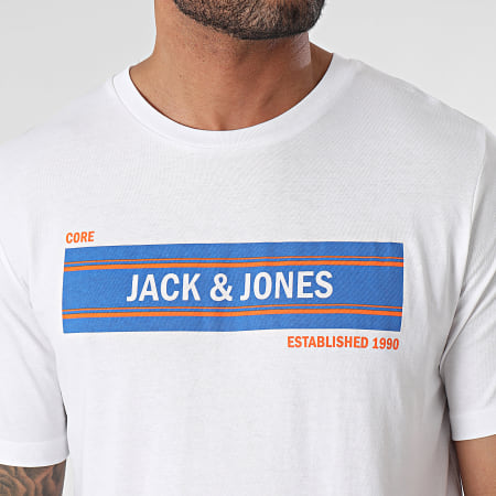 Jack And Jones - Maglietta oblunga bianca