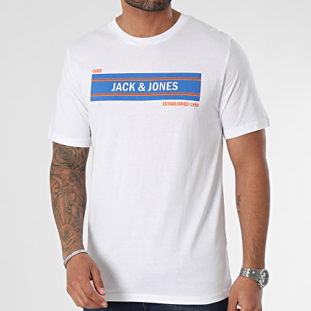 Jack And Jones - Camiseta oblonga blanca
